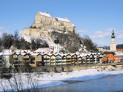 winterliches Burghausen